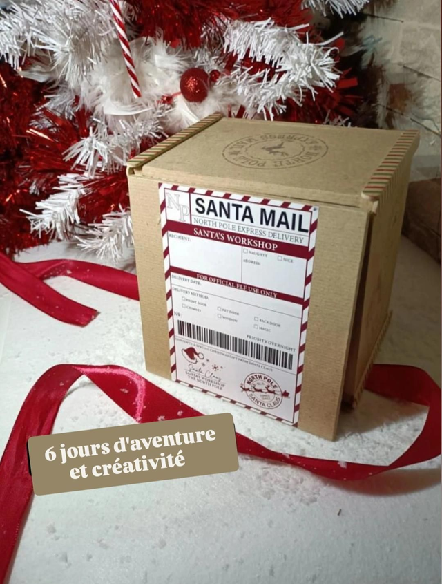 La Boîte Magique du Lutin – Décoration personnalisée interactive et aventure de Noël de 6 jours