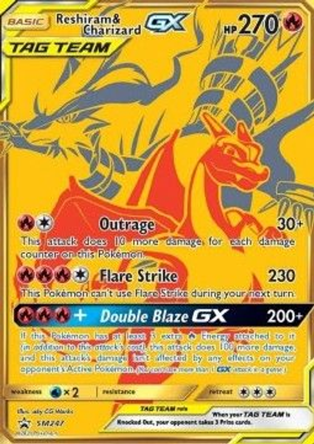 Reshiram &amp; Charizard GX (SM 247)