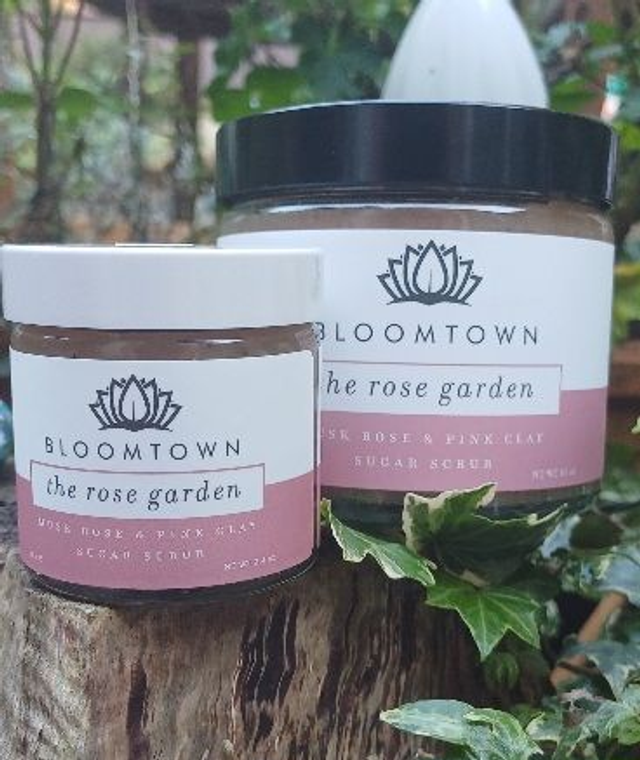 The Rose Garden - Musk Rose &amp; Pink Clay Sugar Scrub 