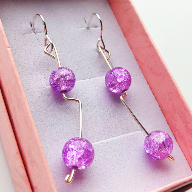 OOAK Dahlia Stim Earrings