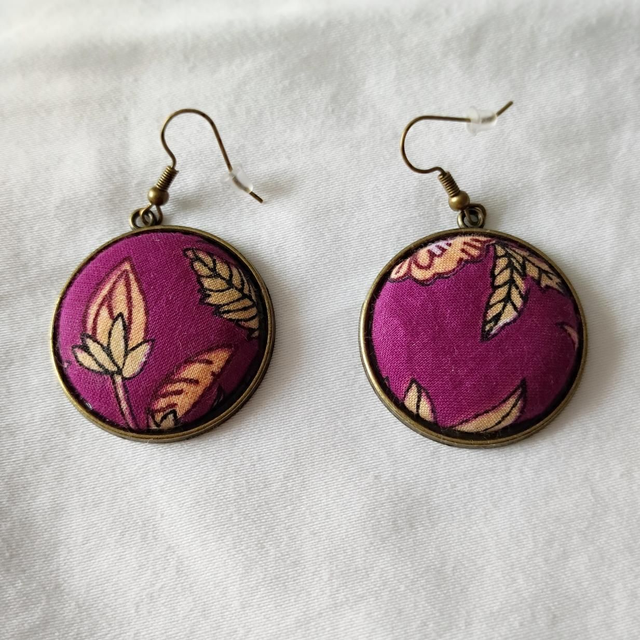 Boucles d'oreilles rondes