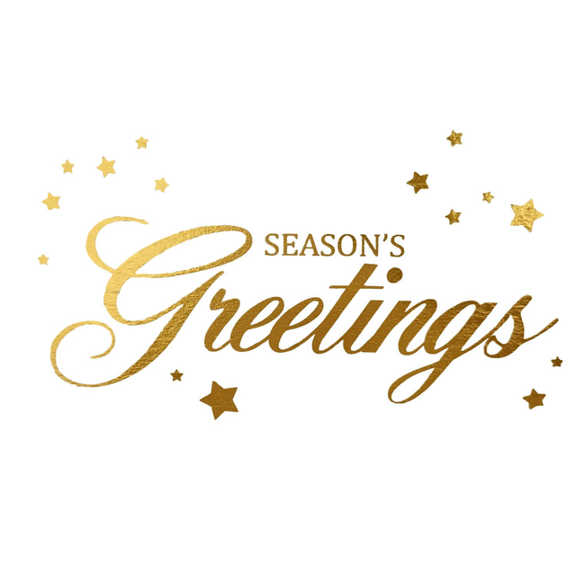 Foil Seasons Greetings