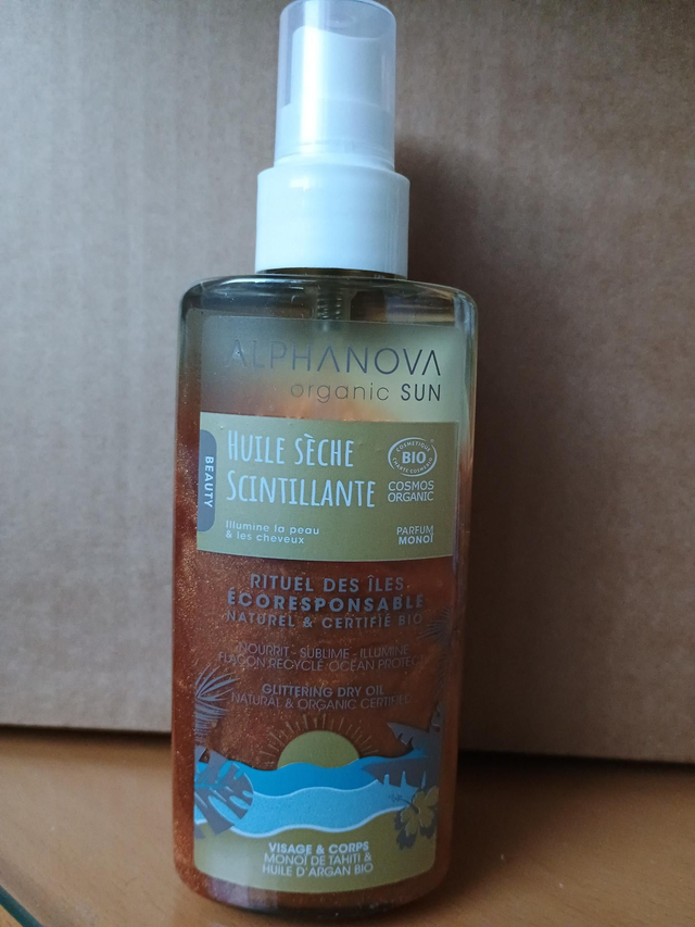 Alphanova Glinsterende Droge Olie 125ml