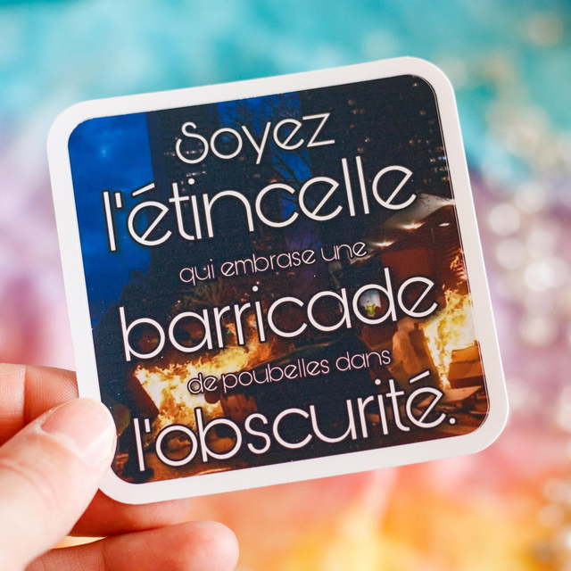 Namaste Grands Morts × Vénus en Filet ❧ Sticker Soyez l'étincelle