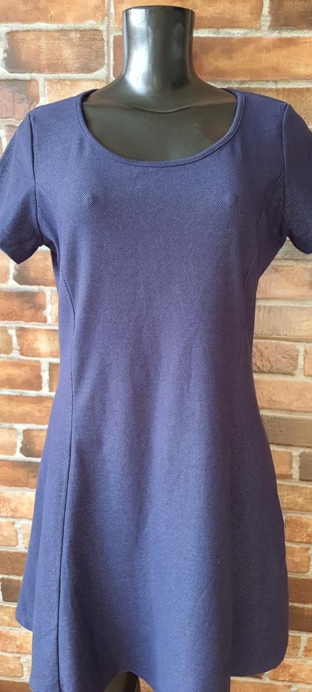 Vestido Jeans Tecido Fino, T/M