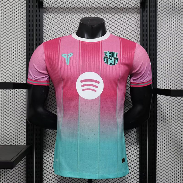 Camiseta Barcelona  EDICIÓN ESPECIAL (Rosa-Verde) - Versión Jugador - 25-26