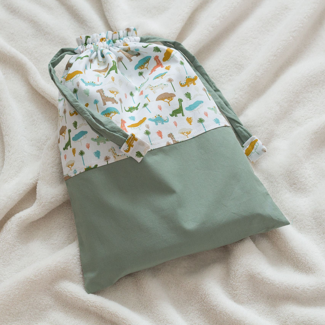 Pochon Bicolore Tilleul / Jurassic