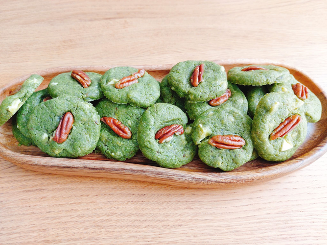 20 mini cookies au matcha