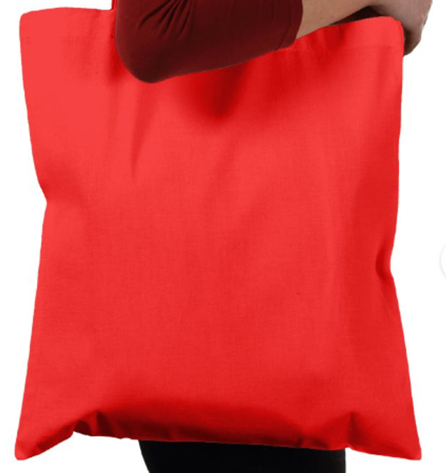 Terrific Tote Bag Colours red, yellows and pinks