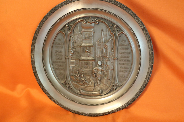 Zinnteller WMF, Carl Spitzweg