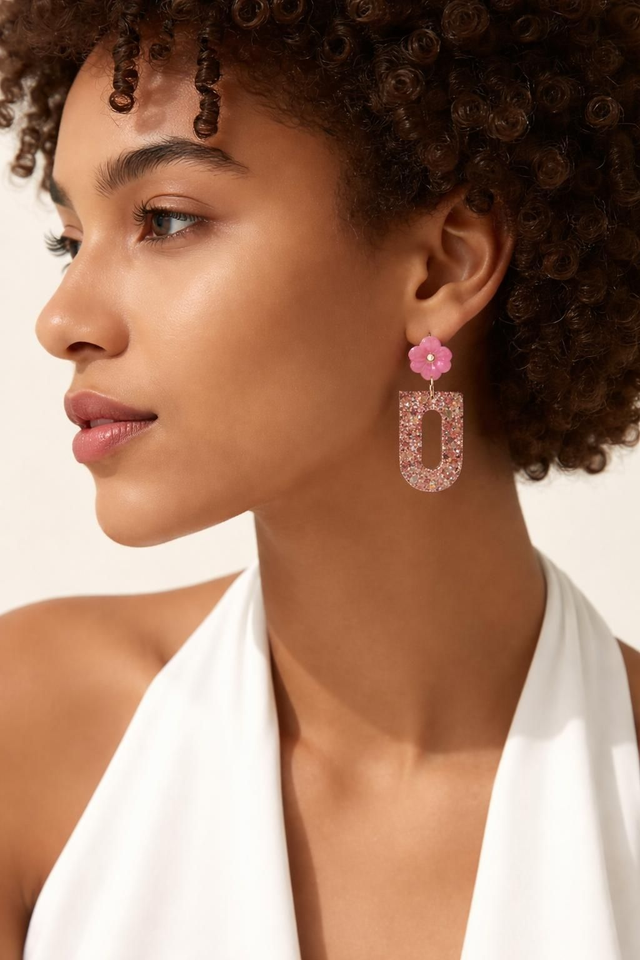 Boucles Arche - Collection Pivoine pétillante