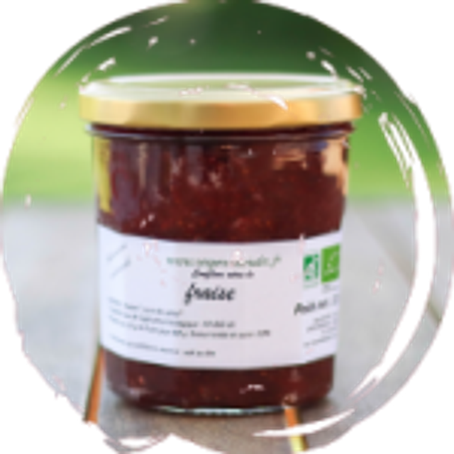Confiture extra de fraise pot de 370 g