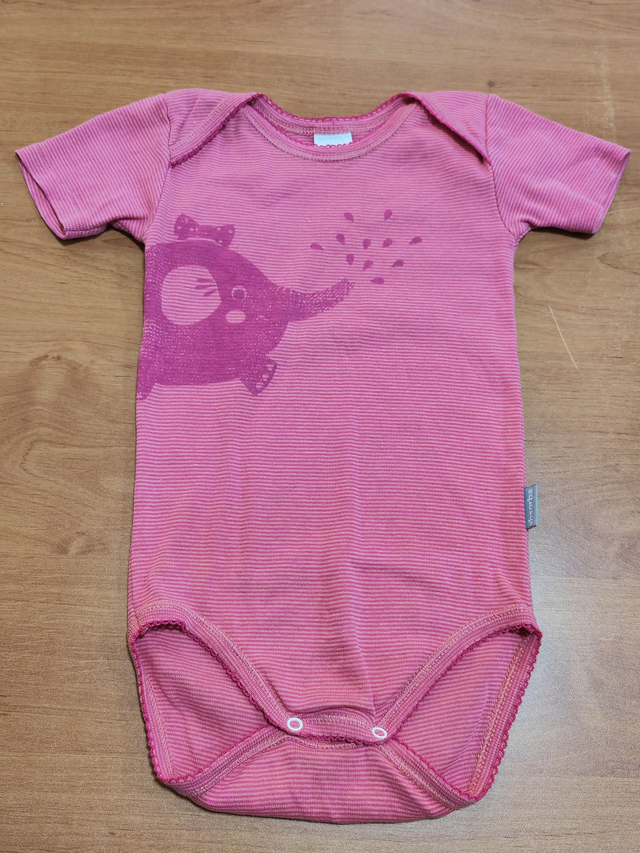 Body rayée rose 3 ans