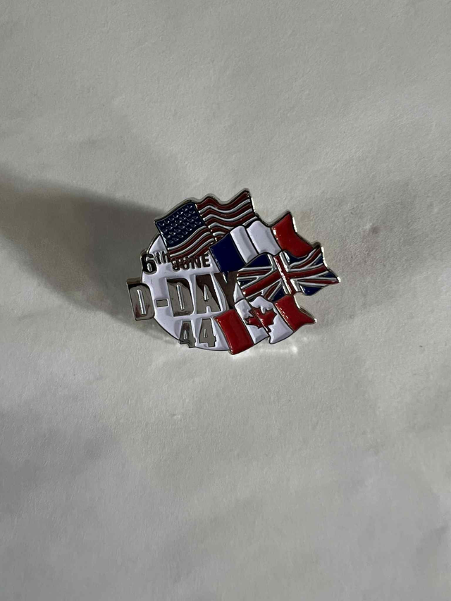 Pin's D-day  drapeau