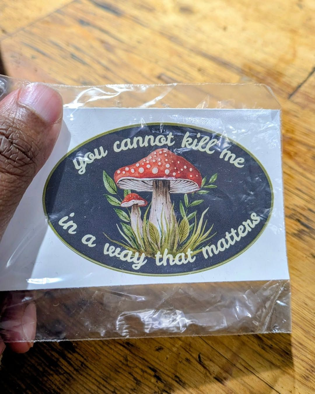mushroom sticker