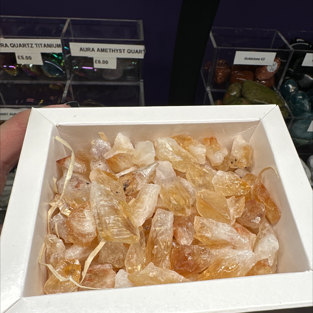 Raw Citrine Chunks 