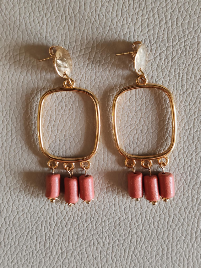 Faroa - Boucles d'oreilles Terracotta 