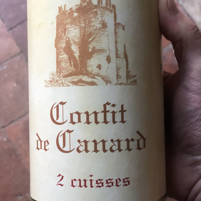 Canard confit, 2 grosses cuisses, 850g, Jaoul (gaec) 