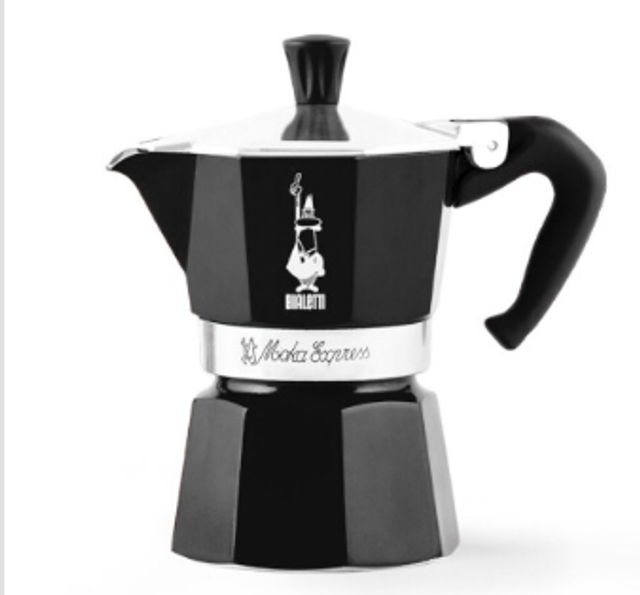 Bialetti Moka express 6 tasses - noir - 250 ml