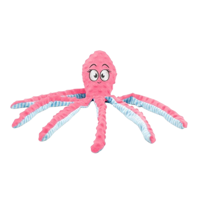 Jouet sonore en peluche Pieuvre pour chien.