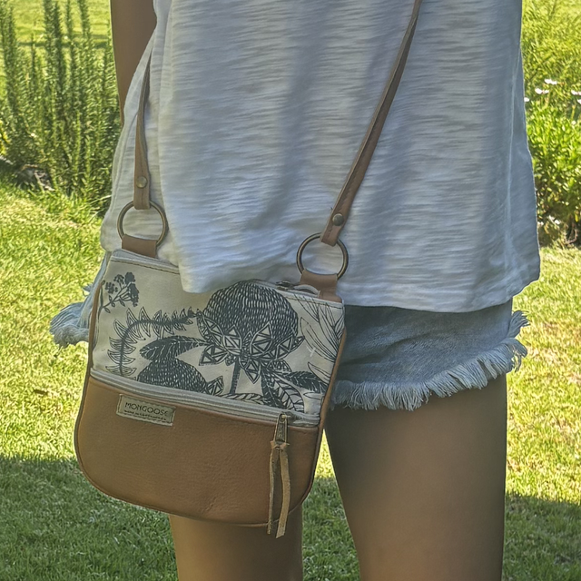 Kiki Leather Fynbo Teal/Natural