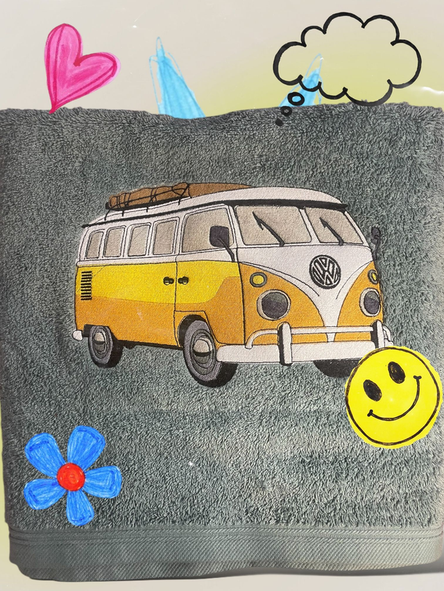 fichier broderie "Combi" de profil - 2 Tailles / 12 Formats