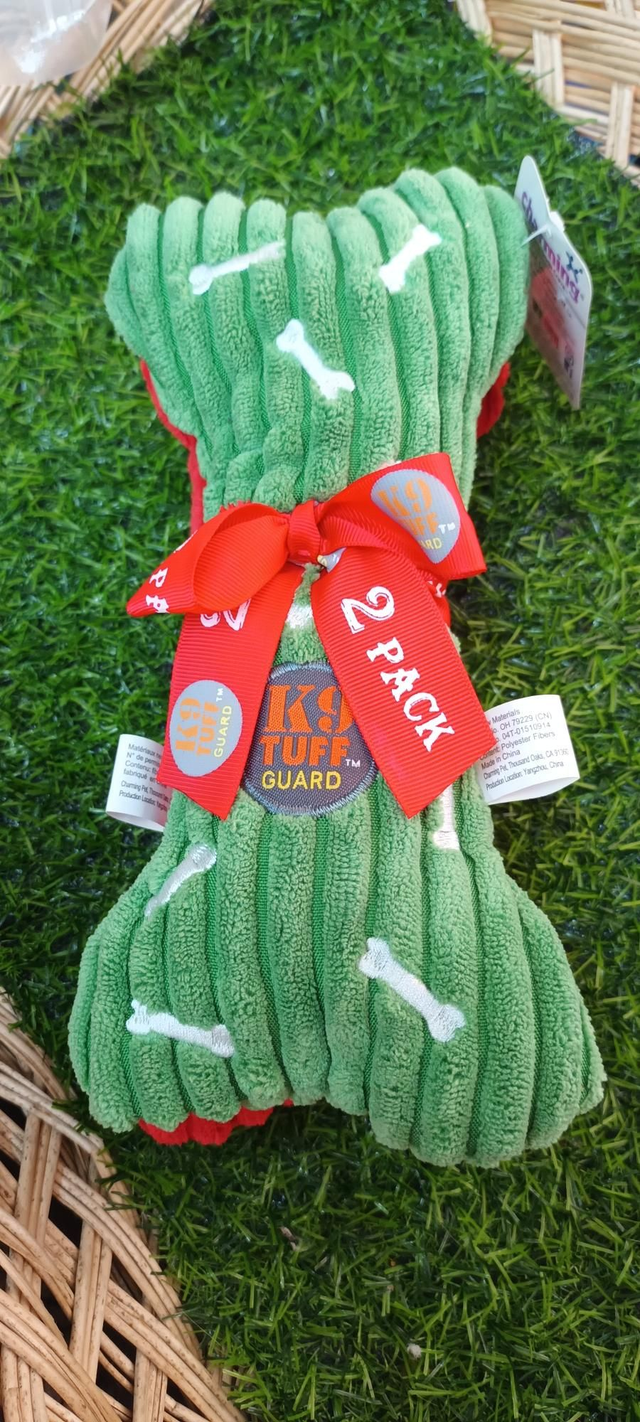 K9 TUFF soft squeaky bone toys