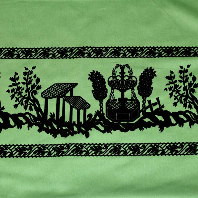 Guardapiés de cintas 048 raso mate