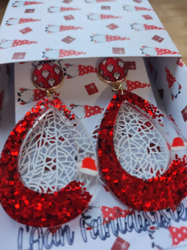 Boucles d&#039;oreilles &#039;Santa Claus&#039;