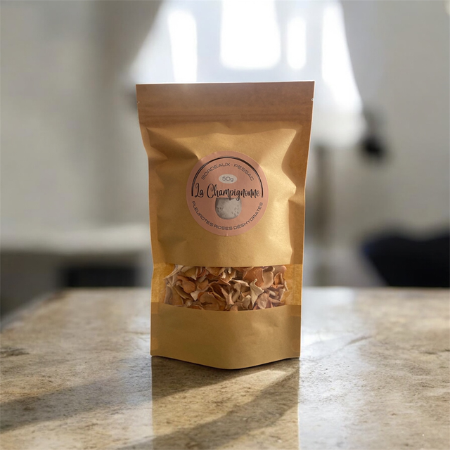 Pleurotes roses déshydratés - 50g