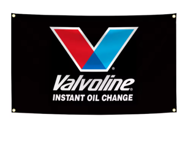 Grote vlaggen Valvoline (150x90cm) Nieuw. 