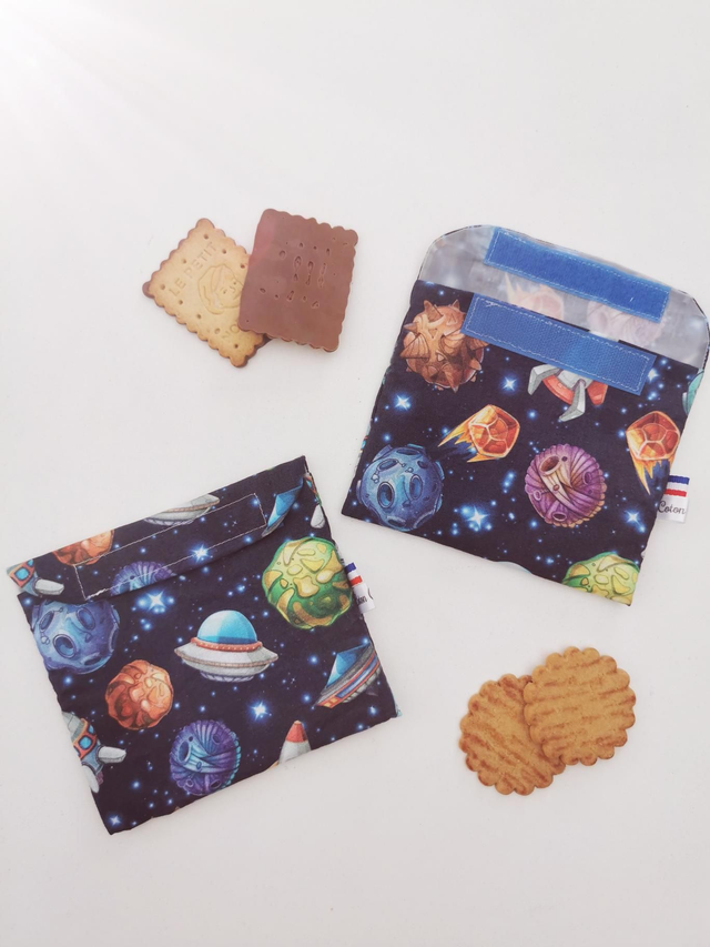 Pochette à collation Planète 