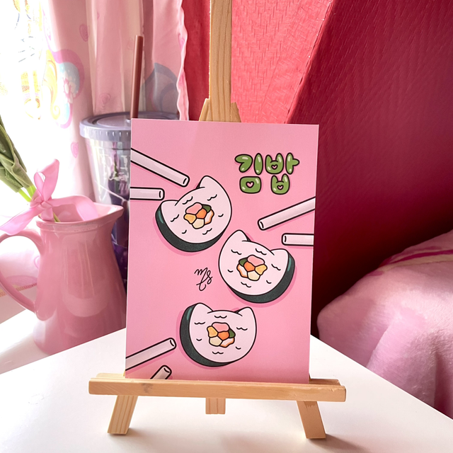 Illustration K-Food Gimbap