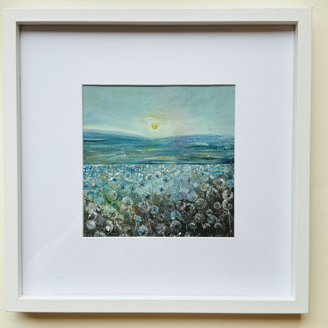 Original Painting- Small Landscape-‘Dandelion Dawn’