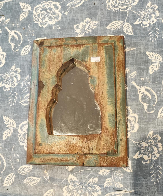 Aged Indian Style Mirror 