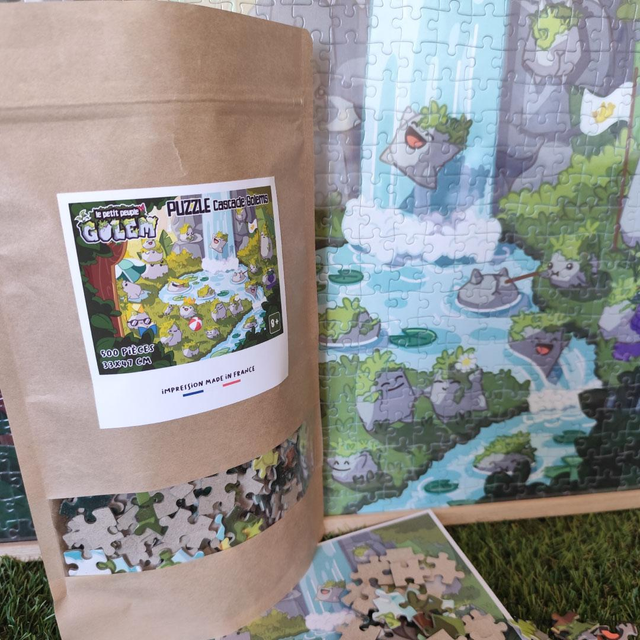 Puzzle golem - cascade