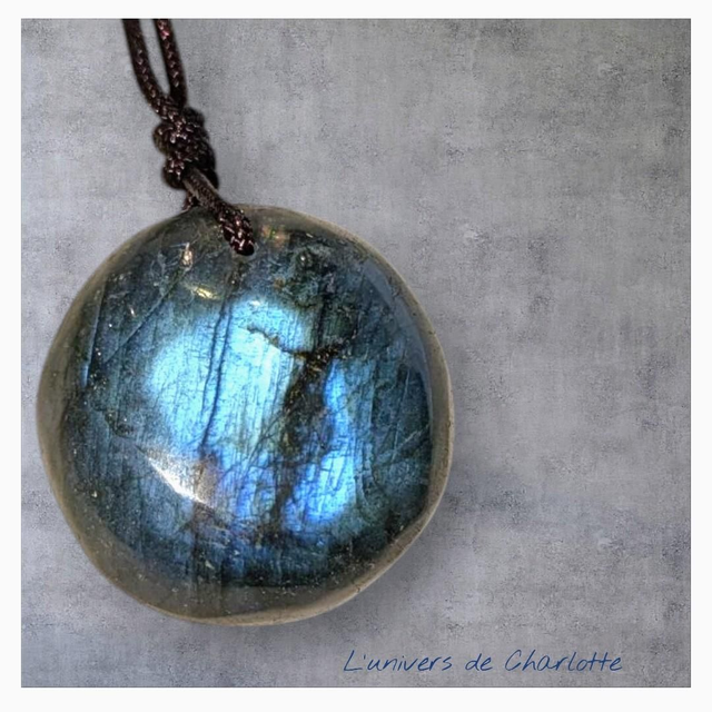 Pendentif &quot;Labradorite&quot; L-03