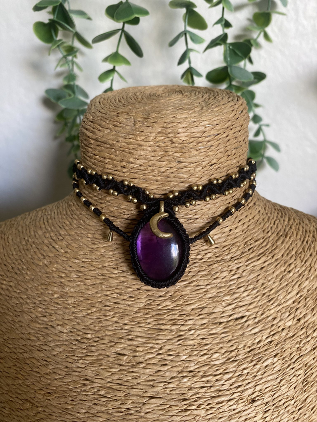 Collier CHERINEE AMETHYSTE - Personnalisable