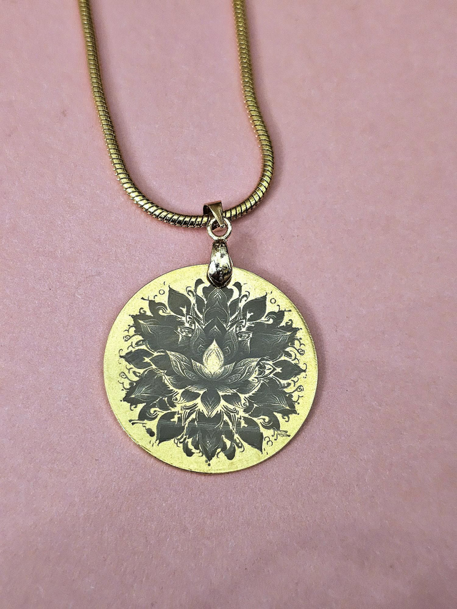Collier fleur de lotus #1
