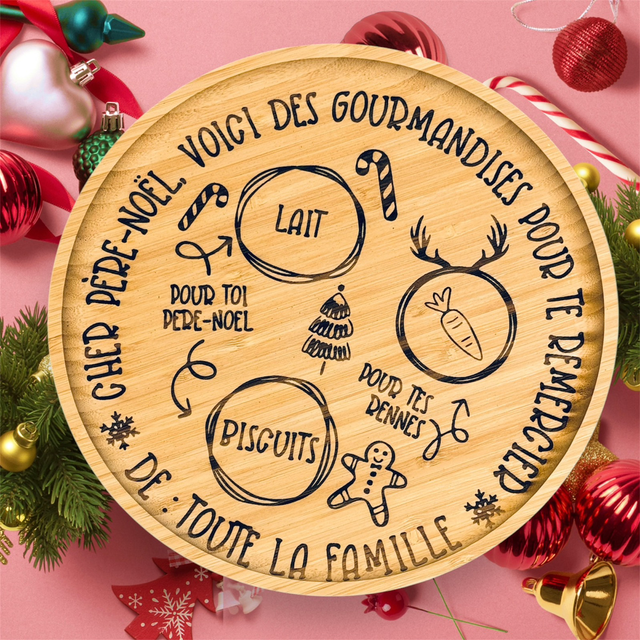 Plateau en attendant le père noel 
