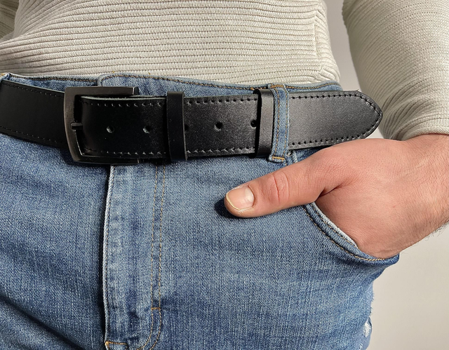 Klasikinis 4cm odinis diržas