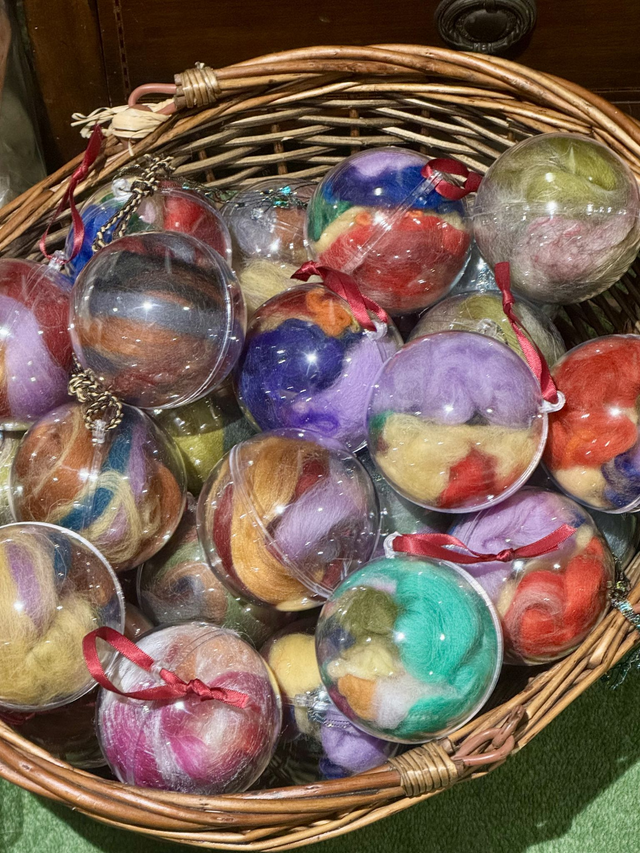 A Christmas Bauble of Wool