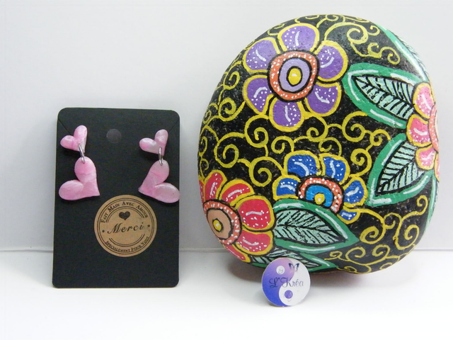 Coeurs Supendus Rose