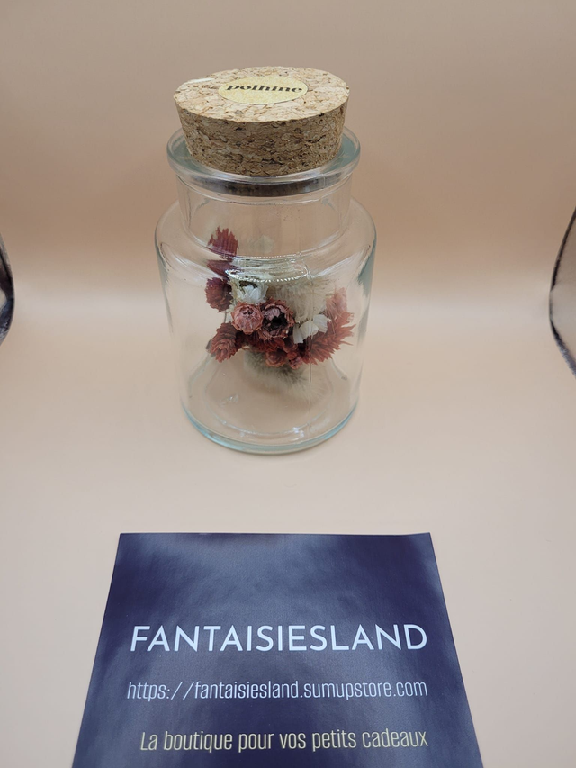 Flacon de Fleurs séchées mod1 - MEDIUM - marque POLHINE