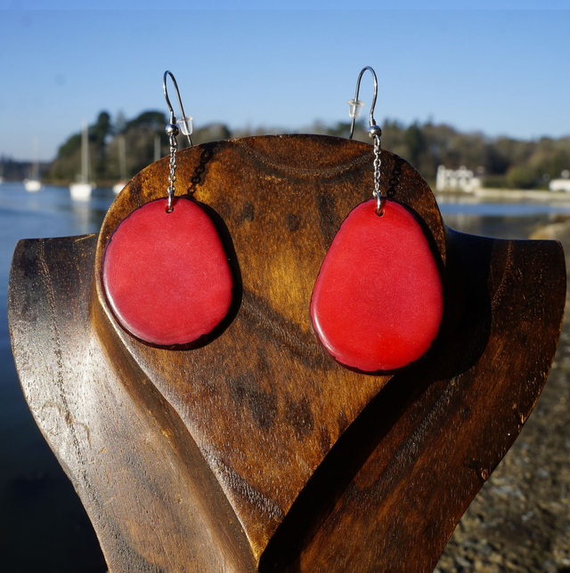 Chips rouge avec chainette