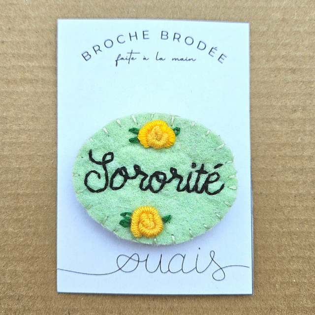 Broche - Sororité