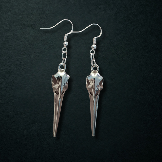 Bird Skull Earrings