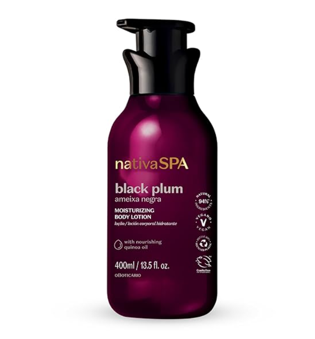 Nativa Spa Loção Hidratante Corporal Ameixa Negra 400ml. 13.5fl.oz