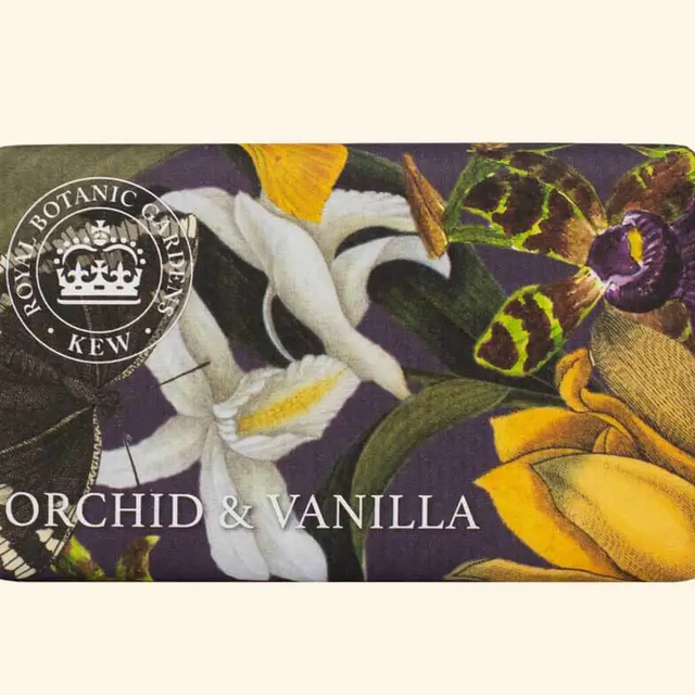 Kew garden soap 240gr ORCHID &amp; VANILLA