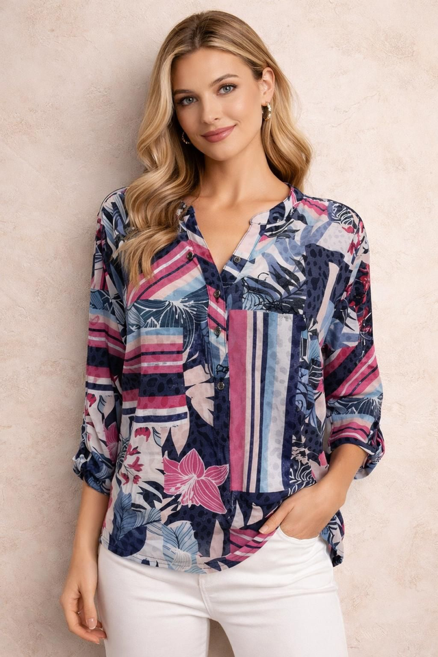 Chemisier manche longue 